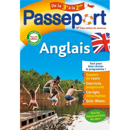 Passeport Anglais De la 3e à la 2nde - Cahier de vacances 2023