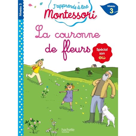 La couronne de fleurs niveau 3 - J'apprends à lire Montessori