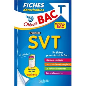 Objectif BAC Fiches détachables Spécialité SVT tle