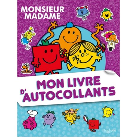 Mon livre d'autocollants - Monsieur Madame