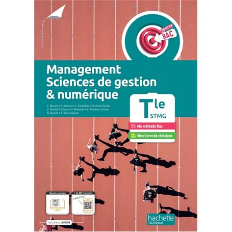 Objectif Bac Management, Sciences de gestion et numérique  Term STMG - Livre de l'élève -  Ed. 2023