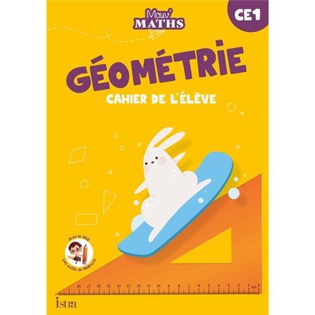 Mouv' Maths - Cahier de géométrie CE1 - Ed. 2023