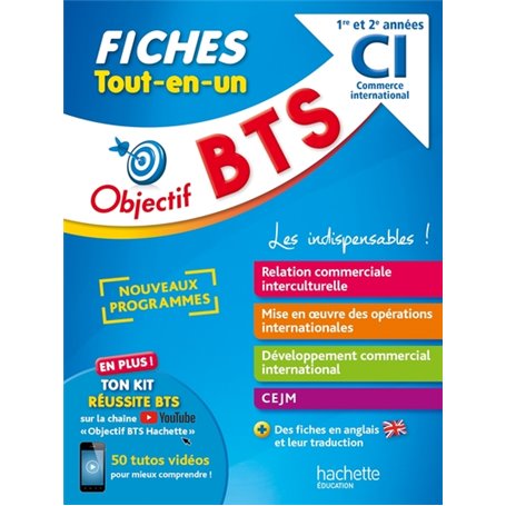 Objectif BTS Commerce international -  Fiches Tout-en-un