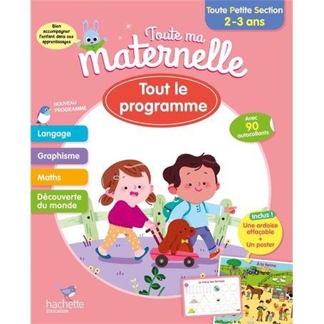 Toute ma maternelle - Tout le programmme - Toute Petite Section 2-3 ans