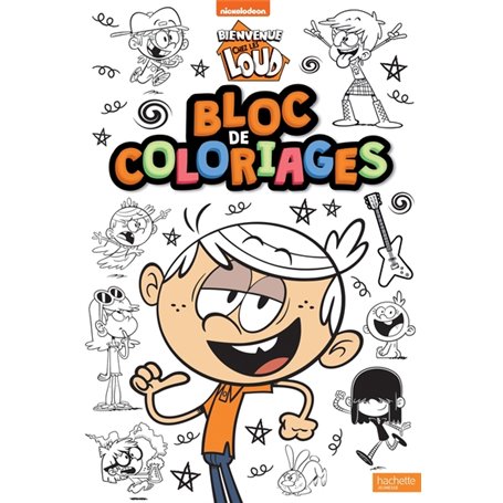 Bienvenue chez les Loud-Bloc de coloriages