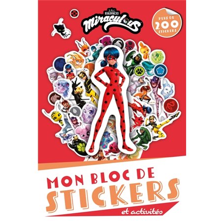 Miraculous - Mon bloc de stickers et activités