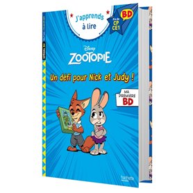 Disney  BD  Fin de CP- CE1 - Zootopie - Un défi pour Nick et Judy !