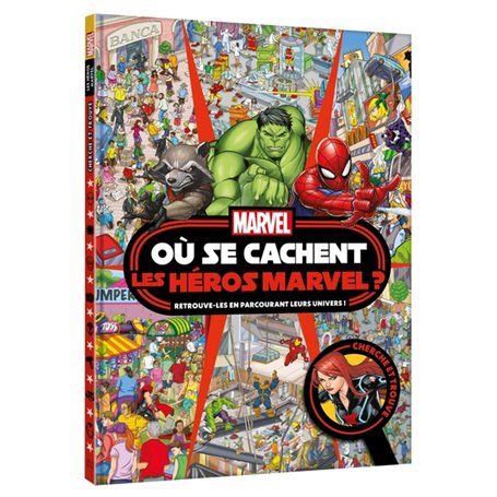 MARVEL - Où se cachent les héros Marvel ? - Cherche et trouve