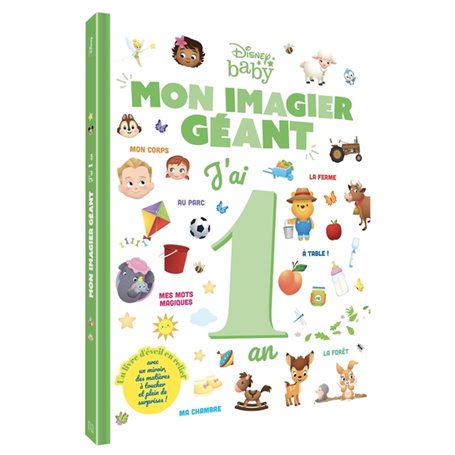 DISNEY BABY - Mon imagier géant - J'ai 1 an