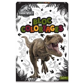 Jurassic World - Bloc de coloriages