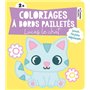 Coloriages à bords pailletés - Lucas le chat