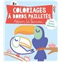 Coloriages à bords pailletés - Adam le toucan