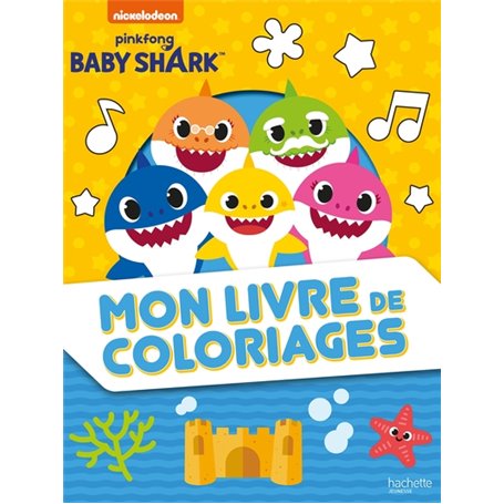 Baby Shark - Mon livre de coloriages