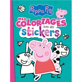 Peppa Pig - Mes coloriages avec des stickers