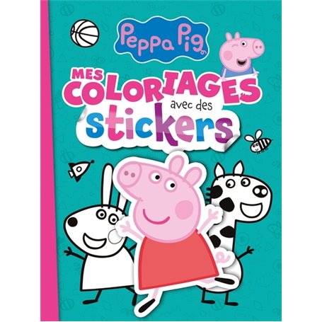 Peppa Pig - Mes coloriages avec des stickers