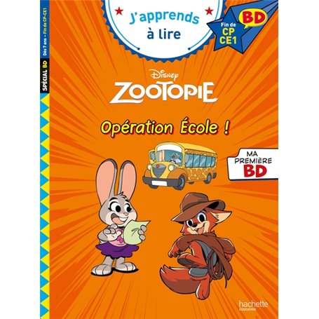 Disney  BD  Fin de CP- CE1 - Zootopie