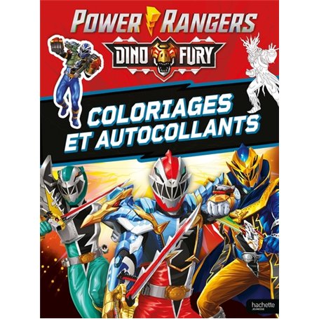 Power Rangers - Coloriages et autocollants