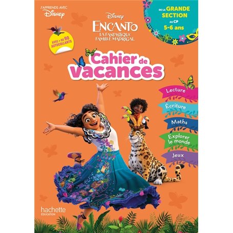 Disney - Encanto - Cahier de vacances 2023, de la Grande Section au CP