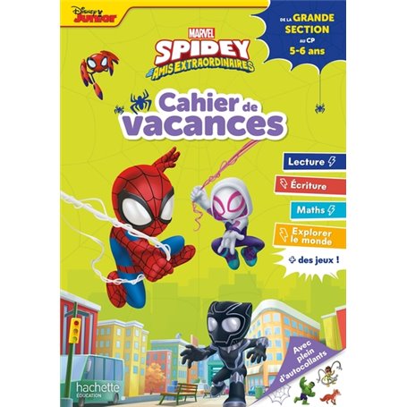 Spidey et ses amis extraordinaires - Cahier de vacances 2023, de la Grande section au CP