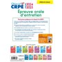 Objectif CRPE 2024 - 2025 -  Réussir l'épreuve orale d'entretien