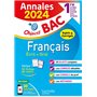 Annales Objectif BAC 2024 - Français 1res STMG - STI2D - ST2S - STL - STD2A - STHR