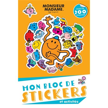 Monsieur Madame - Mon bloc de stickers et activités