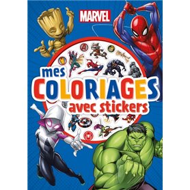 MARVEL - Mes coloriages avec stickers