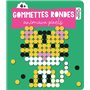 Gommettes rondes Animaux pixels