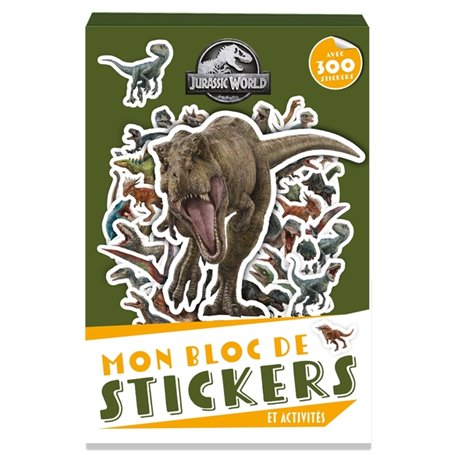 Jurassic World - Mon bloc de stickers et activités