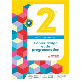 Barbazo - Cahier d'algo 2nde - Ed. 2022