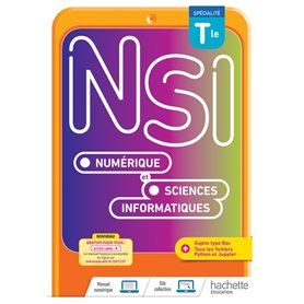 Numérique et Sciences Informatiques Tle Spécialité - Livre élève - Ed. 2022