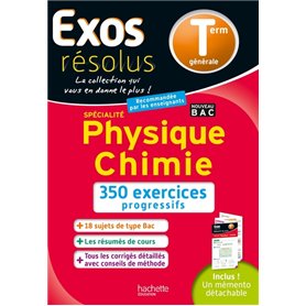 Exos Résolus Spécialité Physique Chimie Terminale