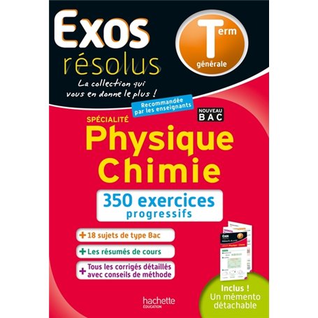 Exos Résolus Spécialité Physique Chimie Terminale