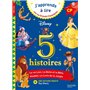 Disney - 5 histoires - CP niveaux 1, 2, 3