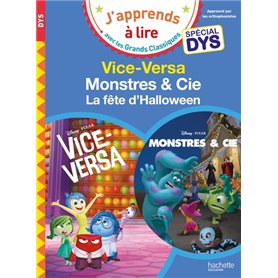 Disney Pixar - Spécial DYS  (dyslexie) : Vice-Versa / Monstres et cie, la fête d'Halloween