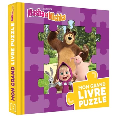 Masha et Michka - Mon grand livre puzzle 2023