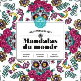 Les petits carrés d'Art-thérapie Mandalas du monde