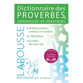 Dictionnaire des proverbes sentences et maximes