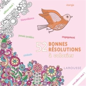 52 bonnes résolutions à colorier