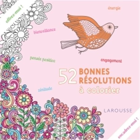 52 bonnes résolutions à colorier