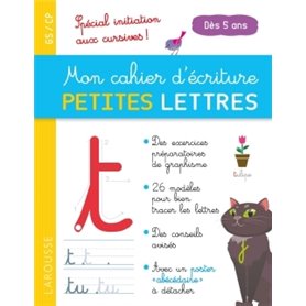 Mon cahier d'écriture PETITES LETTRES dès 5 ans