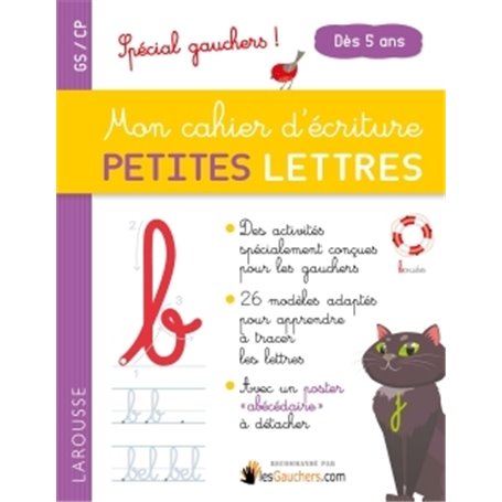 Mon cahier d'écriture PETITES LETTRES sp gauchers