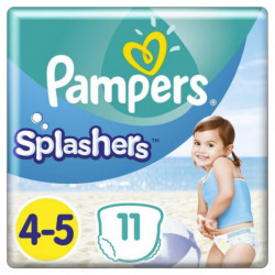 Pampers Splashers Taille 4-5, 9-15 kg, 11 Couches-Culottes 28,99 €