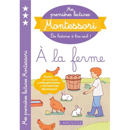 Mes premières lectures Montessori, à la ferme