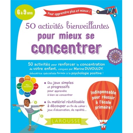 50 activités bienveillantes pour mieux se concentrer