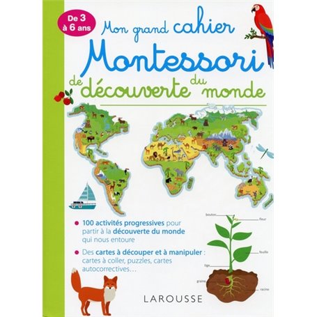 Mon grand cahier Montessori de découverte du monde