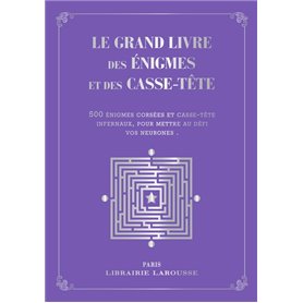 Le grand livre des énigmes et casse-têtes logiques  - Collector