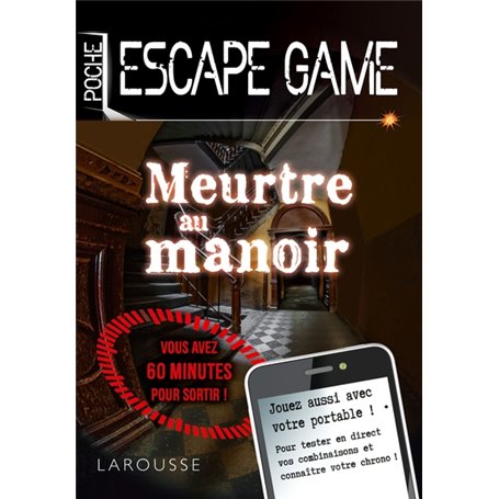 Escape game de poche - Meurtre au manoir