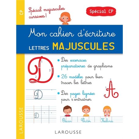 Petit cahier d'écriture spécial Majuscules