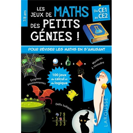 Les JEUX de MATHS et LOGIQUE des petits génies CE1